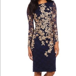 Xscape Navy Dress